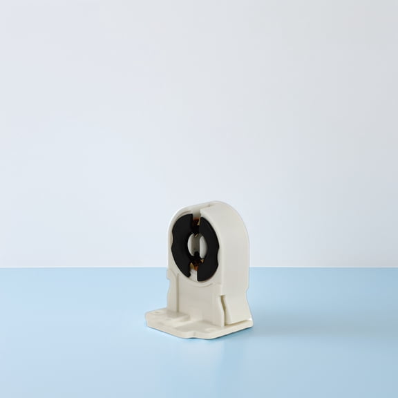 BESTONZON 20Pcs White Lamp Holder Suitable for T8 Fluorescent Light Base
