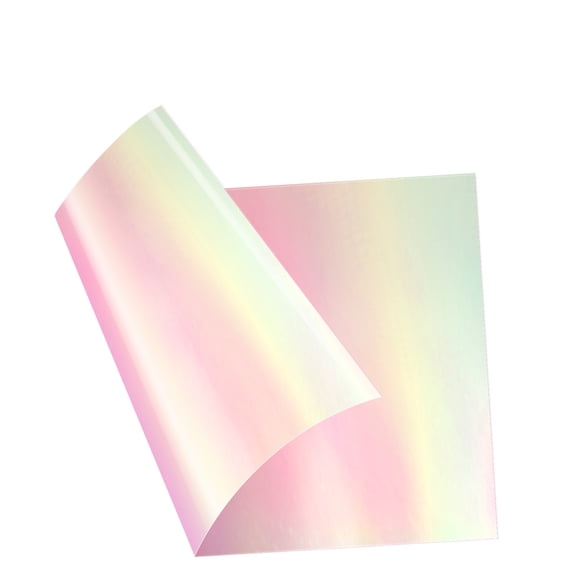 BESTONZON 20Pcs Iridescent Pink Cellophane Wrapping Film Sheet Eco Friendly Film for Wrapping Flowers