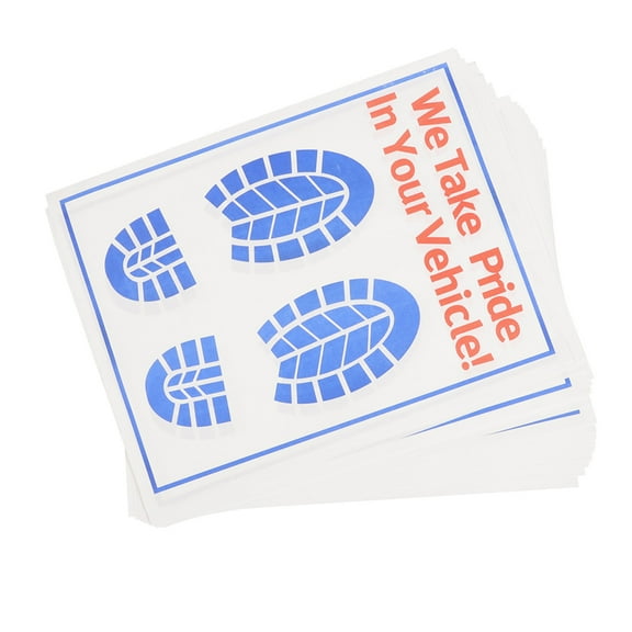 BESTONZON 25Pcs Car Detailing Paper Floor Mats with Stable Footing and Versatile Vehicle Use