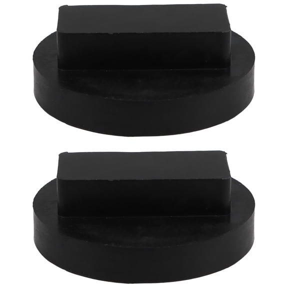 BESTONZON 2Pcs Rubber Car Jack Support Pads Resistant to Wear for Secure and Stable Car Lifting