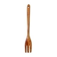 thumbnail image 1 of BESTONZON 2Pcs Long Handle Wooden Fork Large Mixing Fork Cooking Forks Wood Cookware, 1 of 6