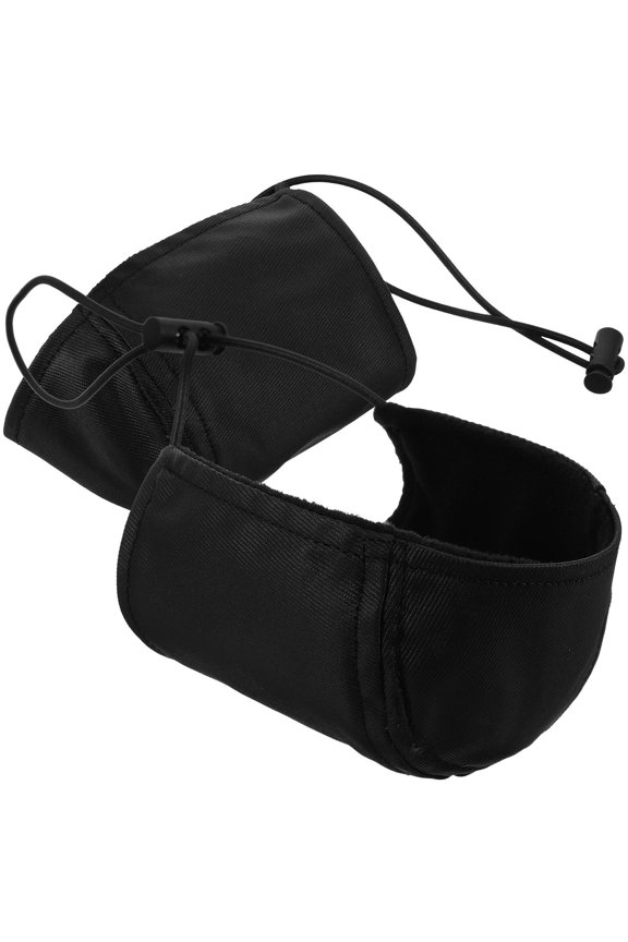 2Pcs Black Driving Shoe Heel Covers Made with Abrasion Resistant Fabric for Anti-Wear