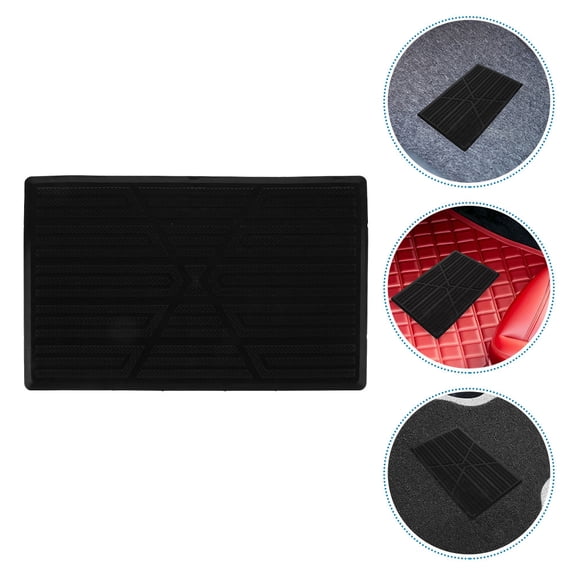 BESTONZON 2Pcs Car Foot Pedal Cushion Repair Patch Black Rubber Anti-Wear Mat Protector