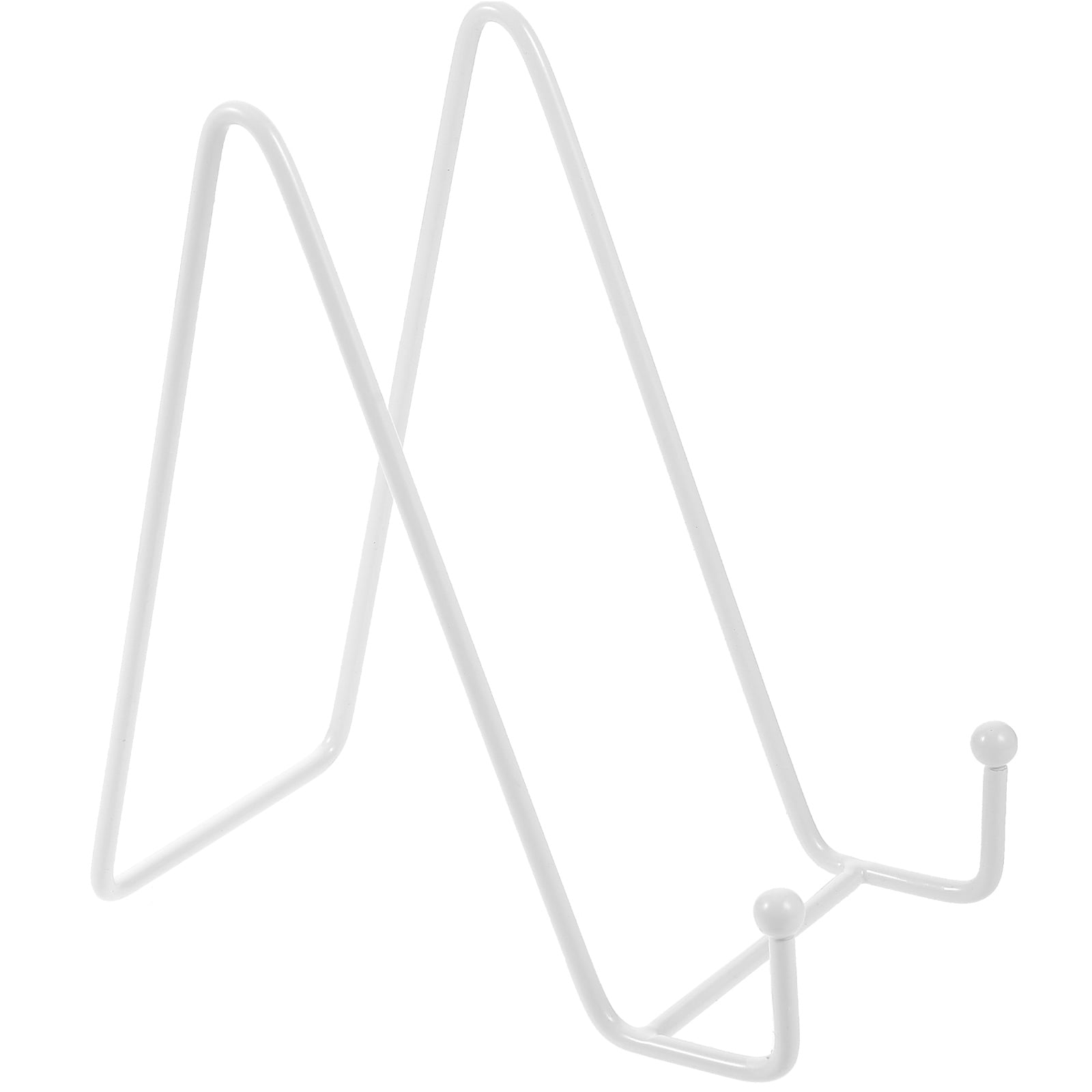 BESTONZON 2pcs Multifunctional Metal Plate Holder Easel Stand Tabletop Picture Stand Metal