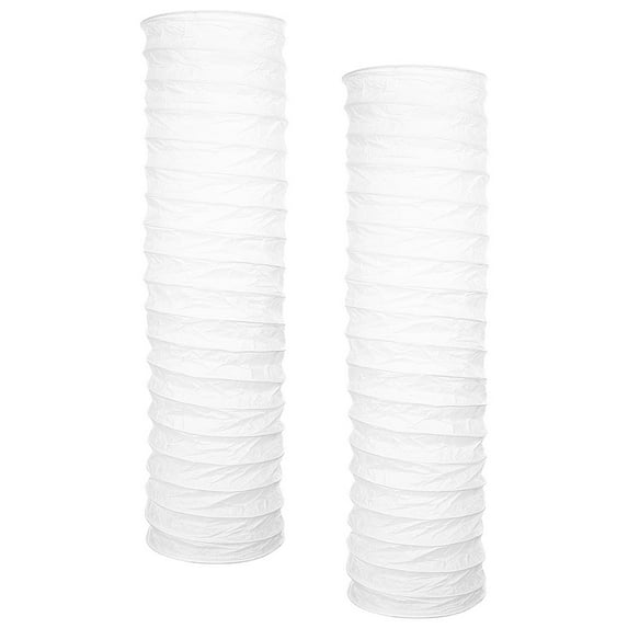 BESTONZON 2pcs Paper Shade for Floor Lamps White Light Diffusion for Homeowners Living Room