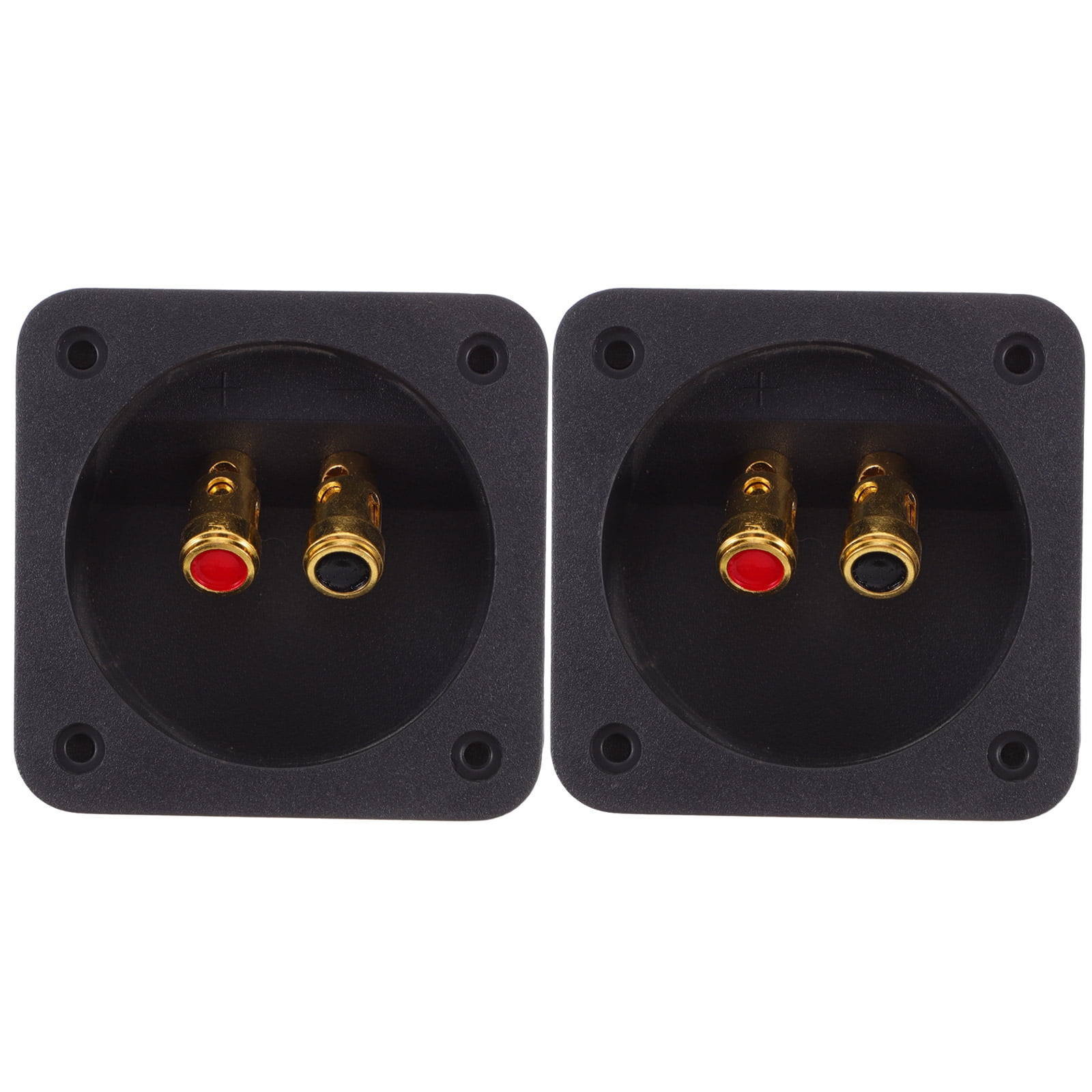 BESTONZON 2pcs Speaker Terminal Disconnect Box Subwoofer Box Terminal Cup Connector Supply