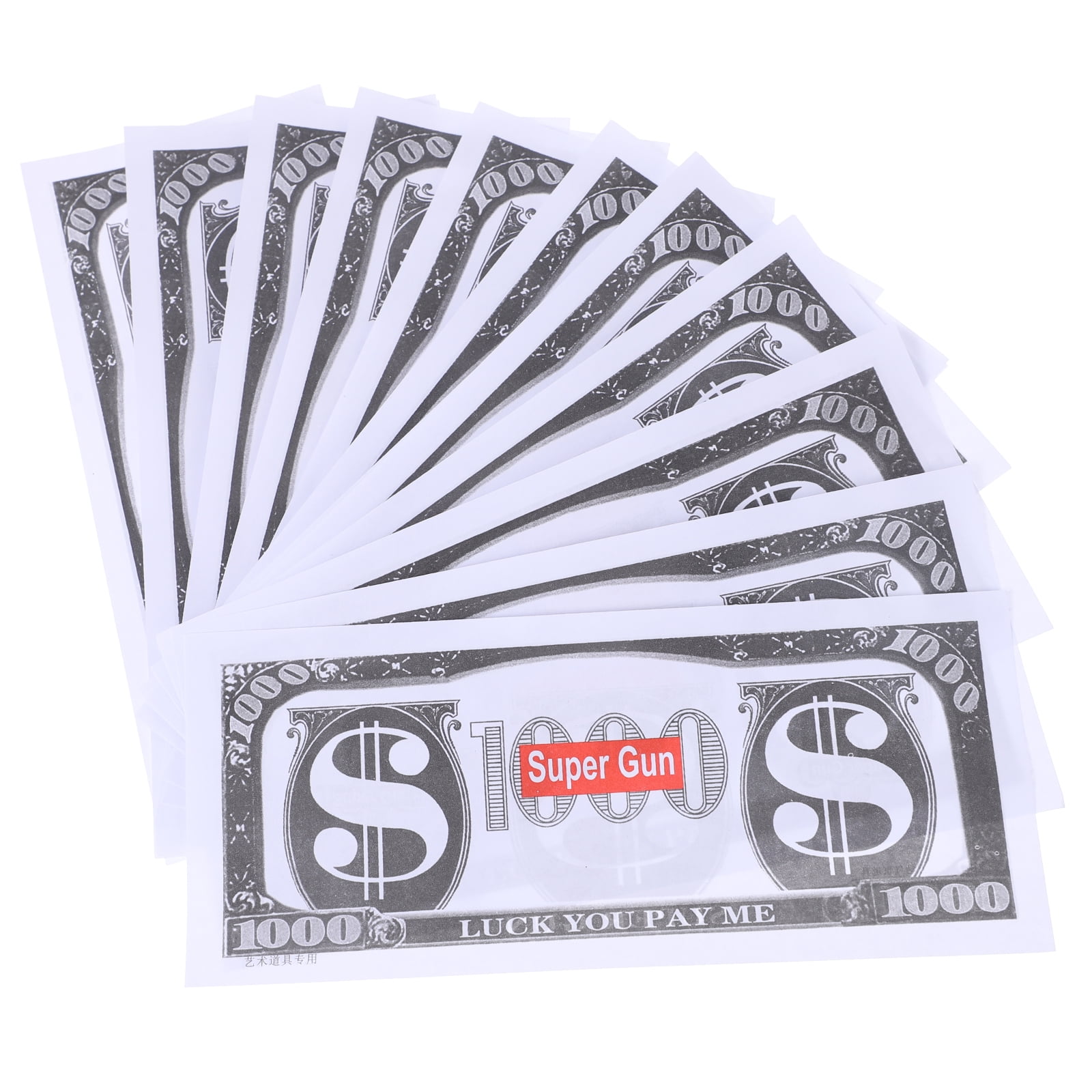 BESTONZON 300Pcs Fake Money Prop Money Shooter Toy Filler Game Movies