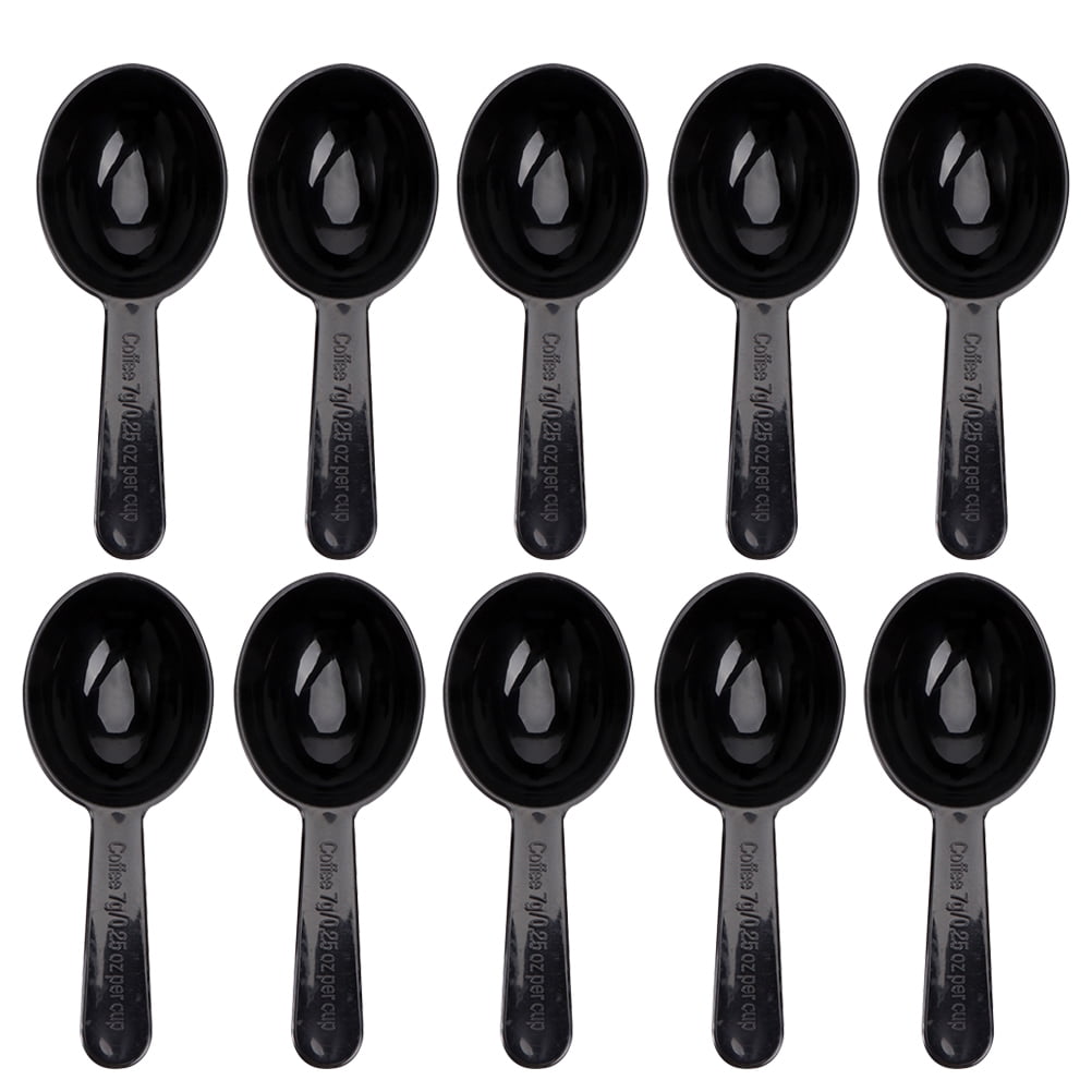 BESTONZON 30Pcs Plastic Powder Scoops Flour Cups Measuring Spoons