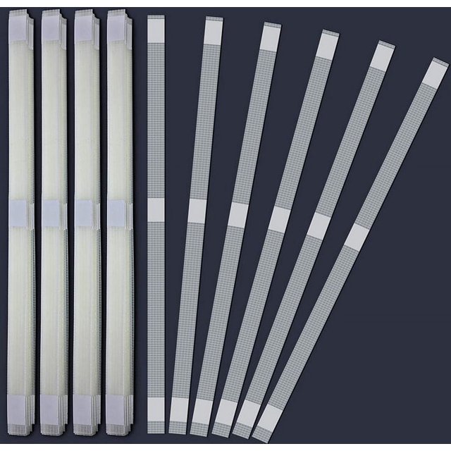 BESTONZON 30pcs Mesh Backing Glue Strips Book Binding Glue Spines Book