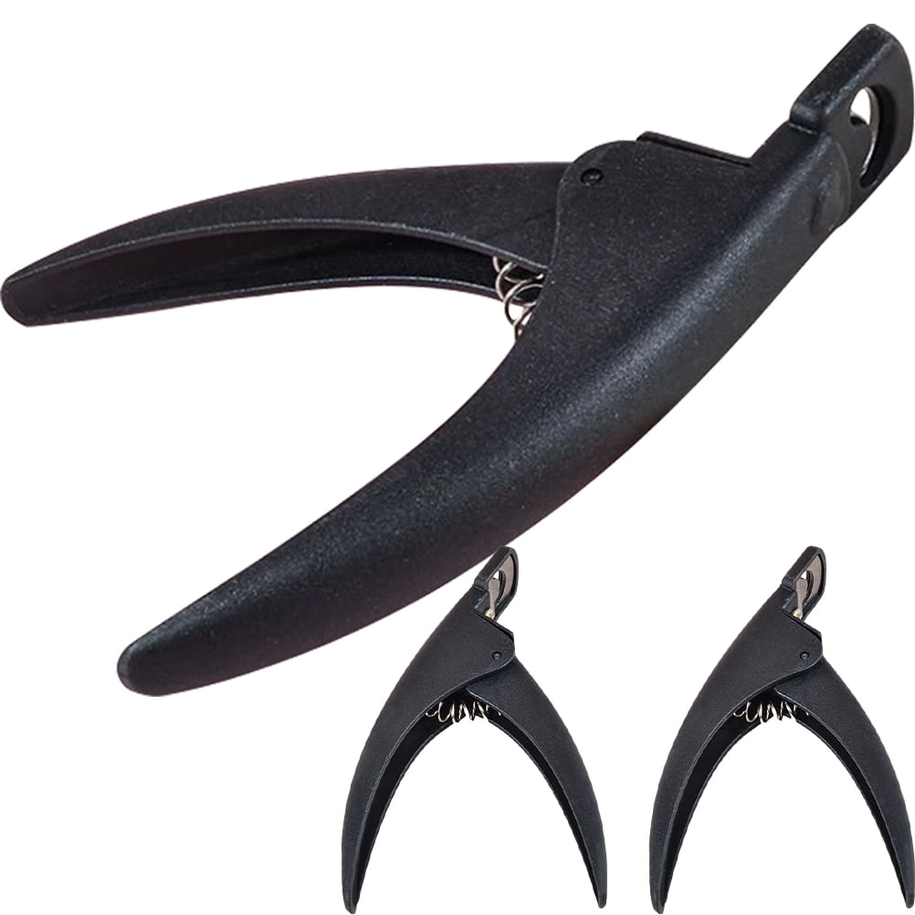 BESTONZON 3pcs Manicure Clipper U Type Nail Clipper Stainless Steel U