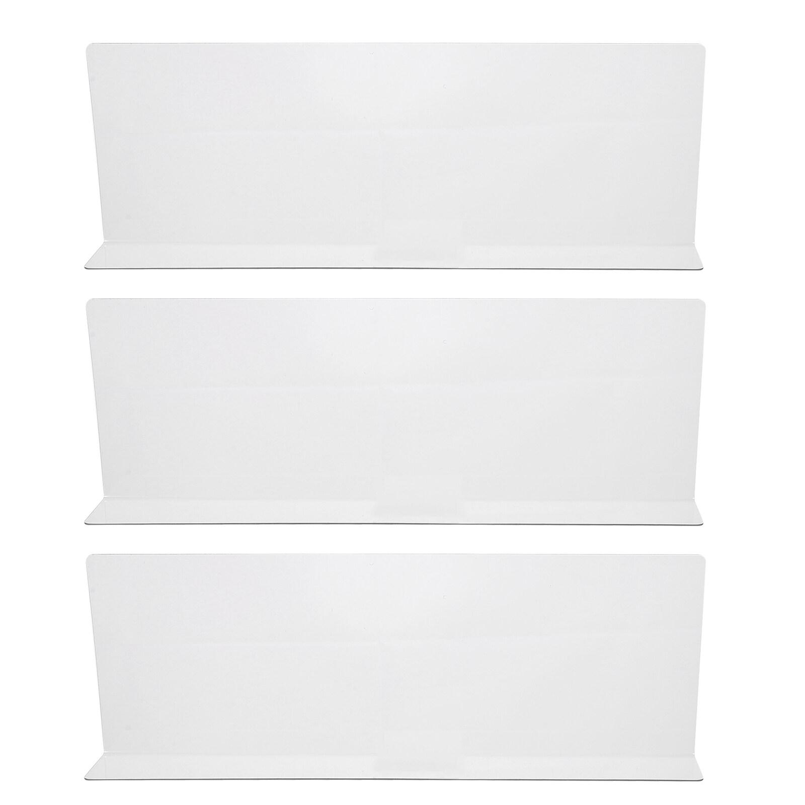 BESTONZON 3pcs Supermarket Shelf Dividers Classification Baffle