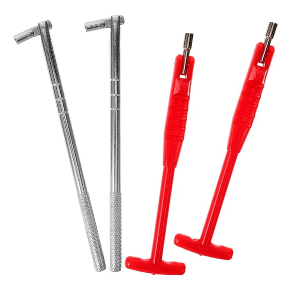 BESTONZON 4Pcs Tire Stem Installation Tool with Smooth Surface and Durable Construction