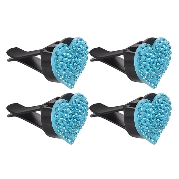 BESTONZON 4Pcs Car Air Vent Clips Blue Aromatherapy Diffuser Freshener for Vehicle Interior Decoration