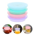 thumbnail image 1 of BESTONZON 4Pcs Mason Jar Drinking Lids with Straw Hole Durable Anti Spilling Canning Caps, 1 of 8