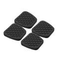 thumbnail image 1 of BESTONZON 4Pcs Universal Fit Black Rubber Car Pedal Covers Nonslip Soft Auto Replacement, 1 of 8