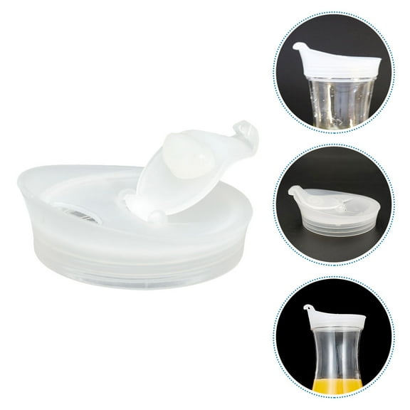 BESTONZON Water Pitcher Lid Replacement White Plastic Airtight Easy Open for Home 5Pcs