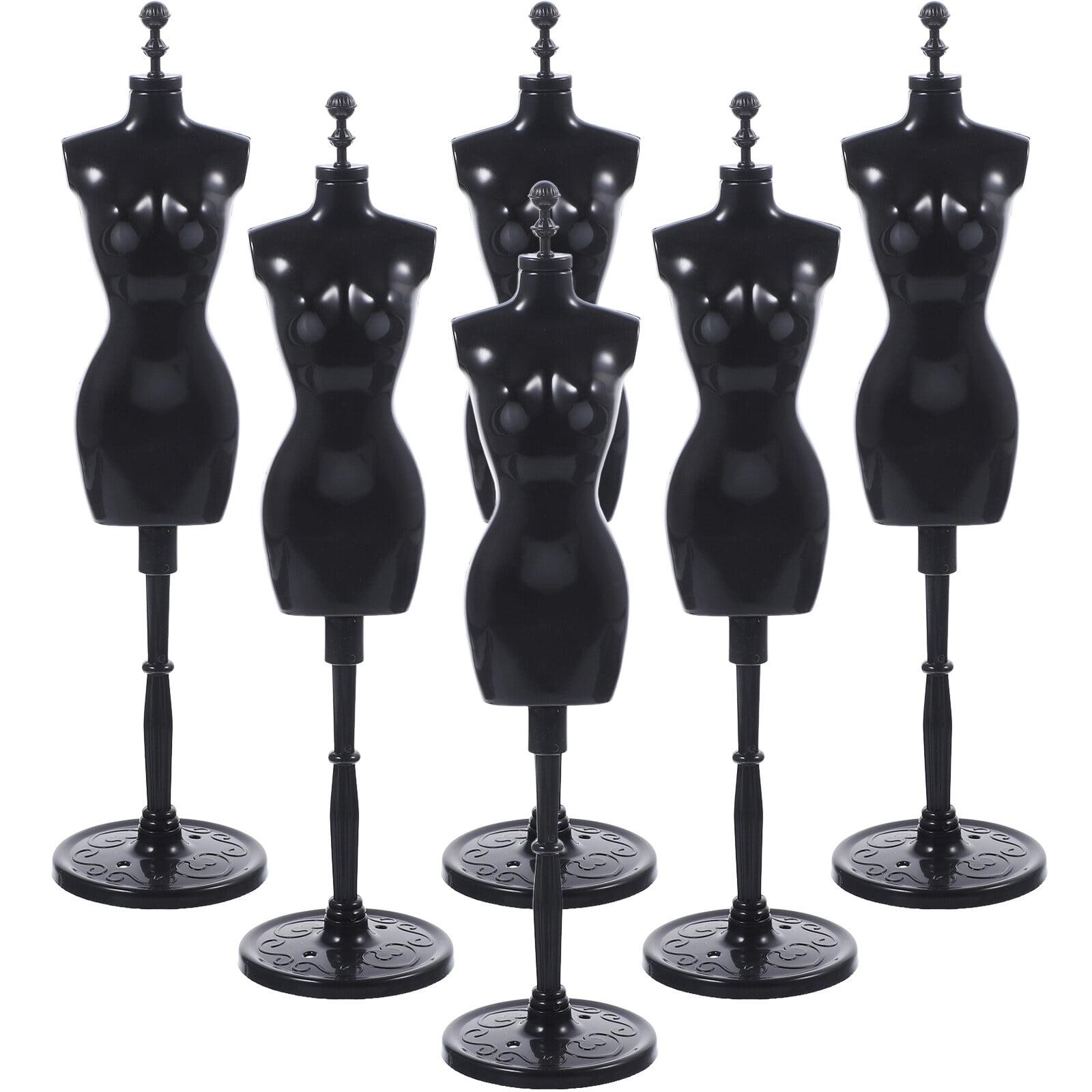 BESTONZON 6Pcs Doll Mannequin Rack Doll Dress Display Stand Doll Dress
