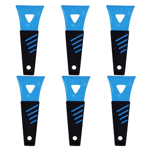 BESTONZON 6Pcs Lightweight Sky Blue Car Snow Shoveling Device with Sturdy Material
