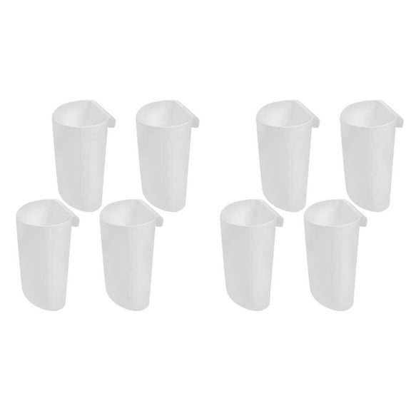 BESTONZON 8 Pcs Little Hanging Bucket for Cart Hanging Cup Holder Portable Storage Basket Hanging Basket