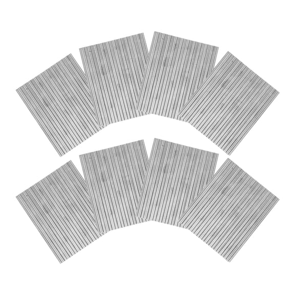 BESTONZON 8Pcs Dollhouse Roof Tiles Plated Silver for Micro Landscape and Model Building