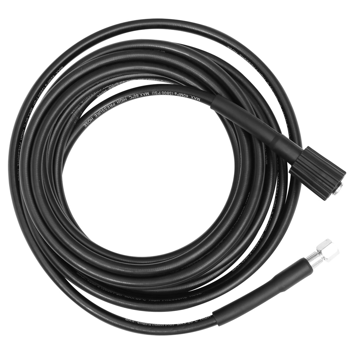 BESTONZON 8m 160 Bar M22 High Pressure Hose for Power Washer (Black)