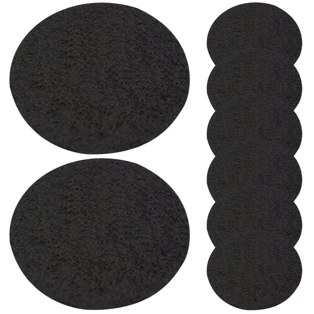 BESTONZON Incense Burner Mats Black Fireproof Cotton and Aluminum 8Pcs ...