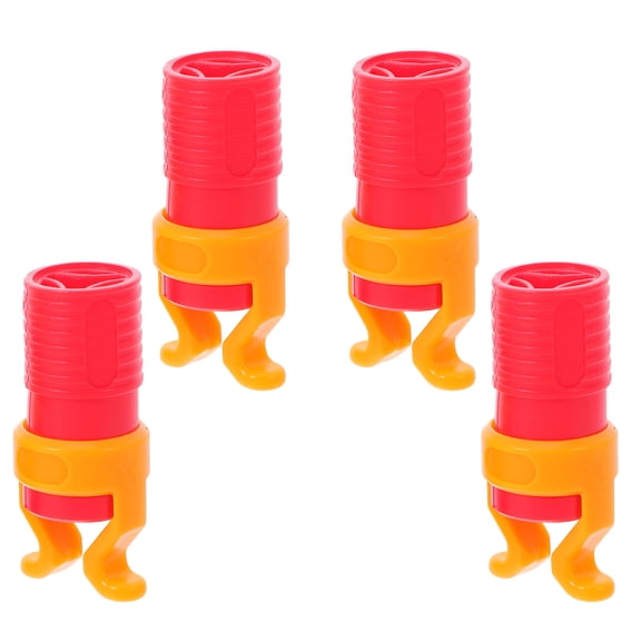 BESTONZON 4Pcs Red ABS Screw Holder for Woodworking Tool with Screw Gripper Clamp for Safe and Efficient Home Use