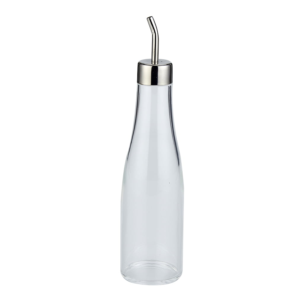 BESTONZON Acrylic Olive Oil Bottle Vinegar Pot Cruet Bottle Seasoning Jar Household Soy Sauce Bottle Can for Home Kitchen