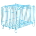 thumbnail image 1 of BESTONZON Portable Sky Blue Parrot Travel Cage Wire Carrier for Convenient Outdoor Trips, 1 of 1
