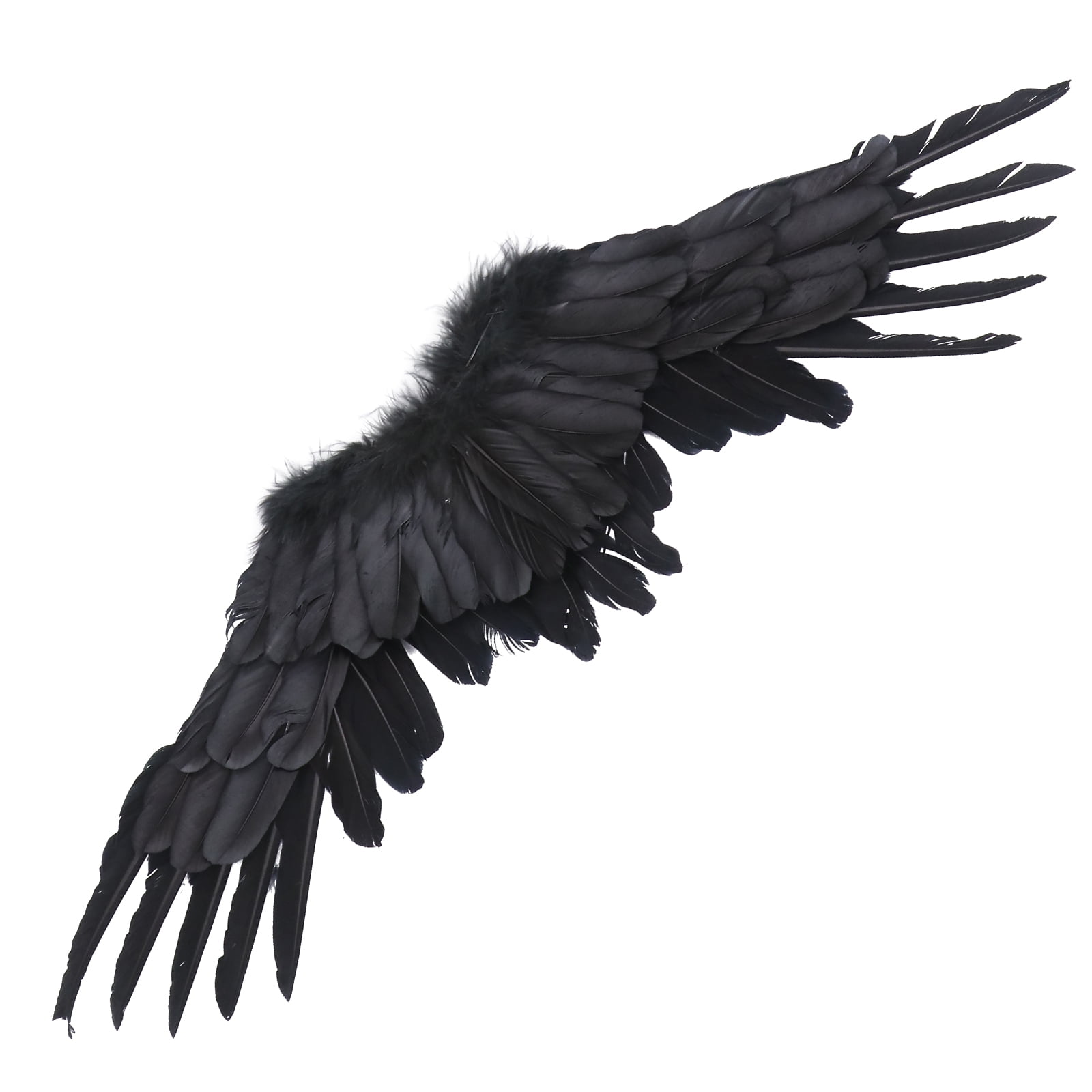 BESTONZON Black Angel Wings Halloween Cosplay Performance Prop
