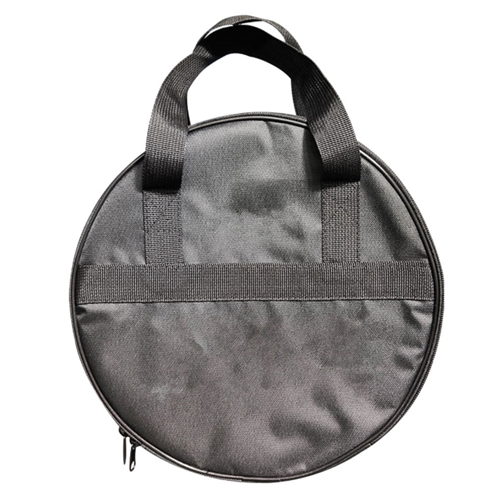 BESTONZON Round Black Tool Organizer Bag with Large Capacity for Automotive Maintenance