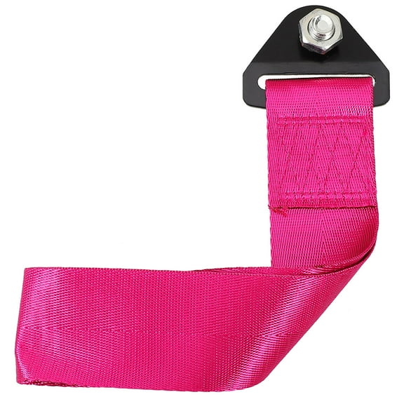 BESTONZON Rosy Car Bumper Strap Decorative Tow Strap Lightweight Easy to Install