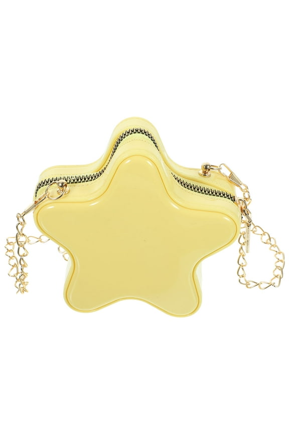 Classic Star Bag 1Pcs Alloy Yellow Casual Storage for Women