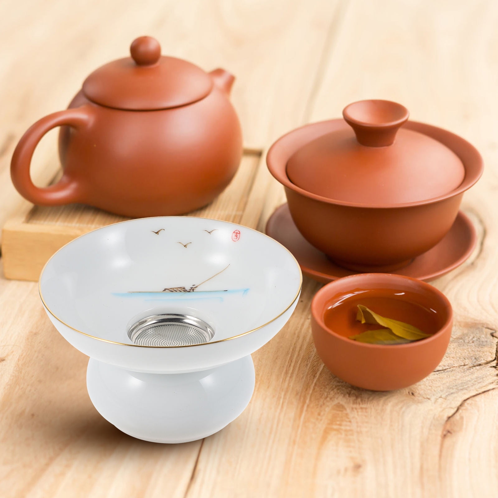 Tazze popolari in ceramica con piattino Latte