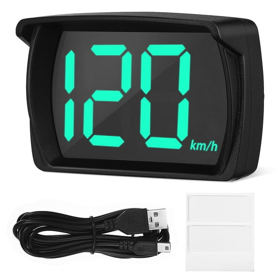 BESTONZON Black Digital Speedometer Car Display Real Time Auto Speed Monitor for Vehicle