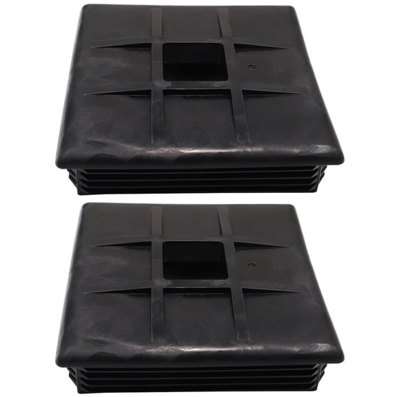 BESTONZON 2Pcs Black Camper Bumper End Caps Made of Tough ABS Material for Travel Trailers
