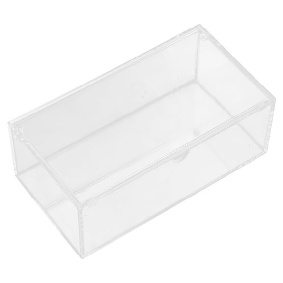 BESTONZON Dryer Sheet Box Transparent Acrylic Storage for Laundry Organization 1Pcs