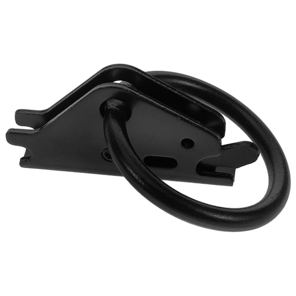 BESTONZON Vehicle Cargo Hooks Black Tie Down Rings Compatible with Ratchet and Tarp Straps