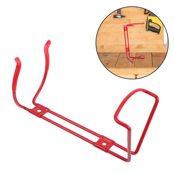 BESTONZON Fire Extinguisher Wall Mount Bracket Red Iron Heavy Duty Storage Holder for Easy Installation