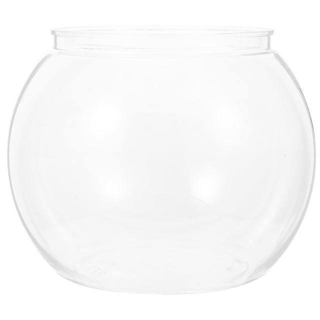 BESTONZON Fish Bowl Plastic Transparent Aquarium Small Fish Tank Fish