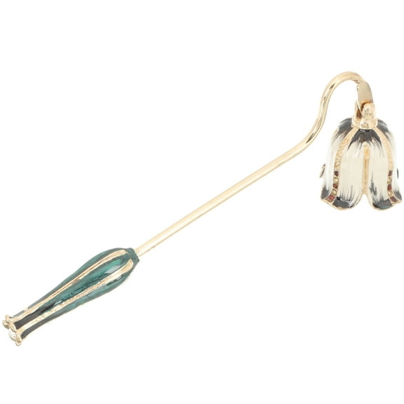 BESTONZON Golden Metal Wick Snuffer for Scented Candles and Aromatherapy