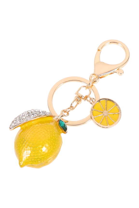 Fruit Key Ring Pendant Shaped Key Chain Alloy 1Set Bag Accessory