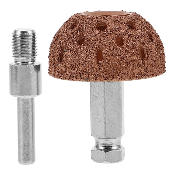 BESTONZON Tire Buffing Wheel with Rod Car Tire Repair Tool Tungsten Steel Alloy Multi Use