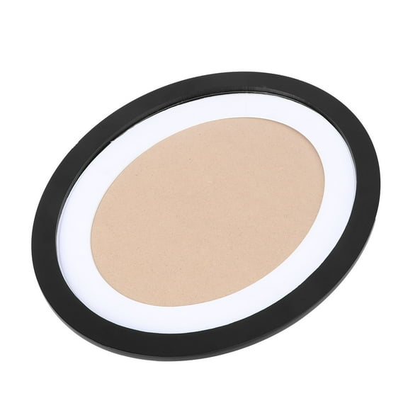 BESTONZON Black Oval Wood Picture Frame for Photo Display and Home Wall Decoration