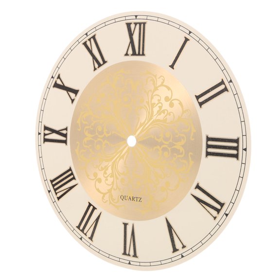 BESTONZON Multi Color Iron Clock Dial Replacement Plate for DIY Wall Clock with Round Stylish Design