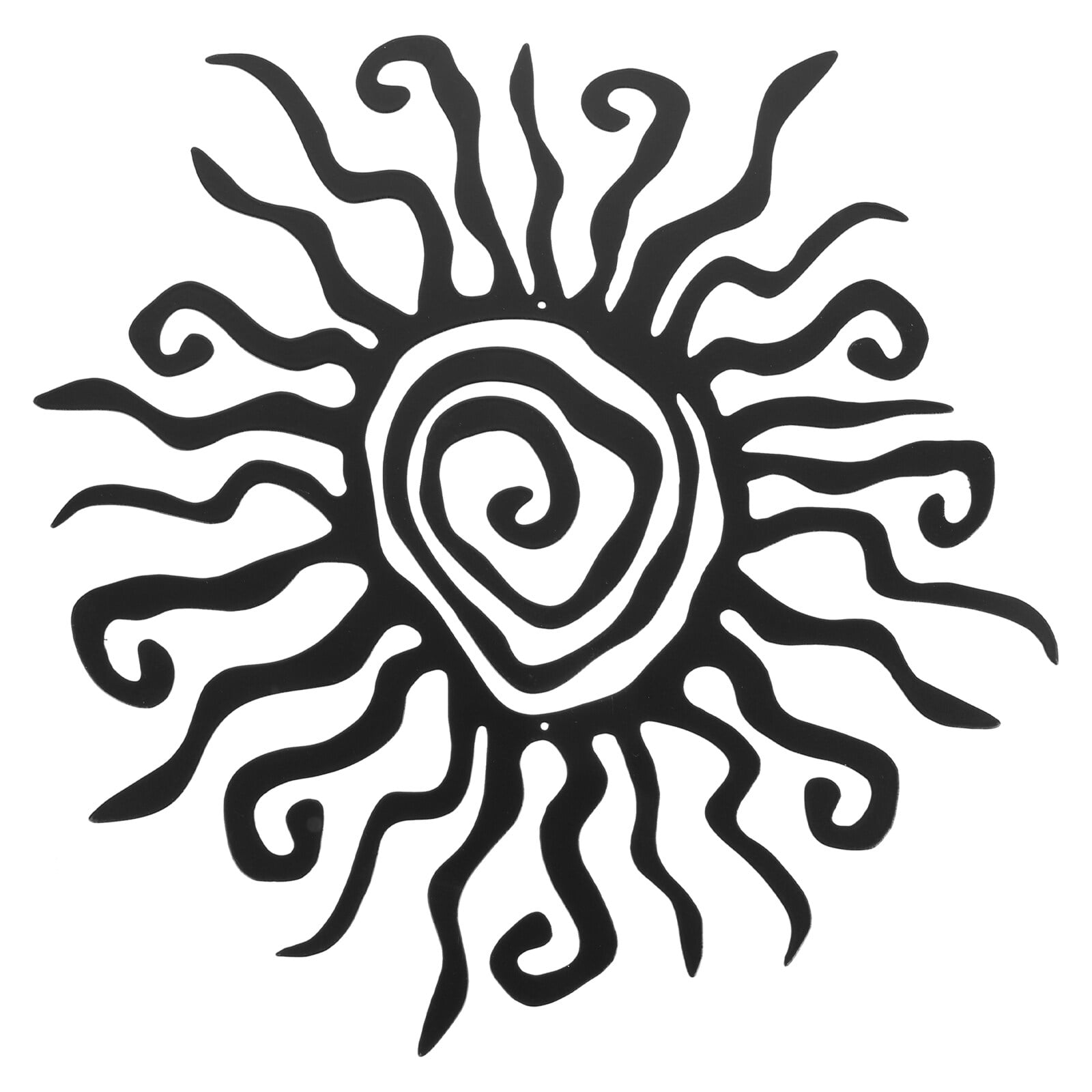 BESTONZON Metal Sun Wall Art Decor Iron Hanging Wall Decor Wall Hanging