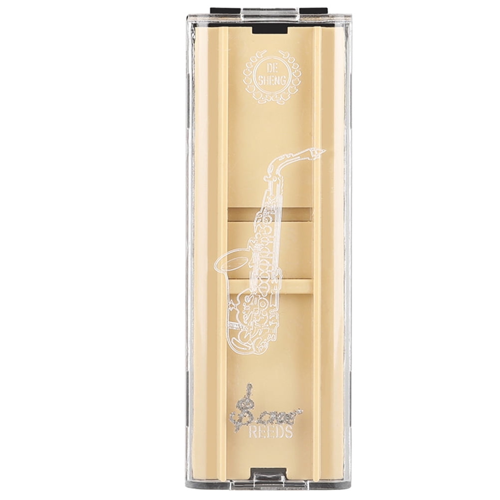 BESTONZON Oboe Reed Storage Box Portable Oboe Reed Container Plastic Oboe Reed Storage Case