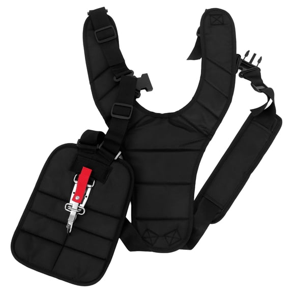BESTONZON Black Shoulder Harness Strap for Brush Cutter Padded Comfort Adjustable Buckle Fit for Trimmers