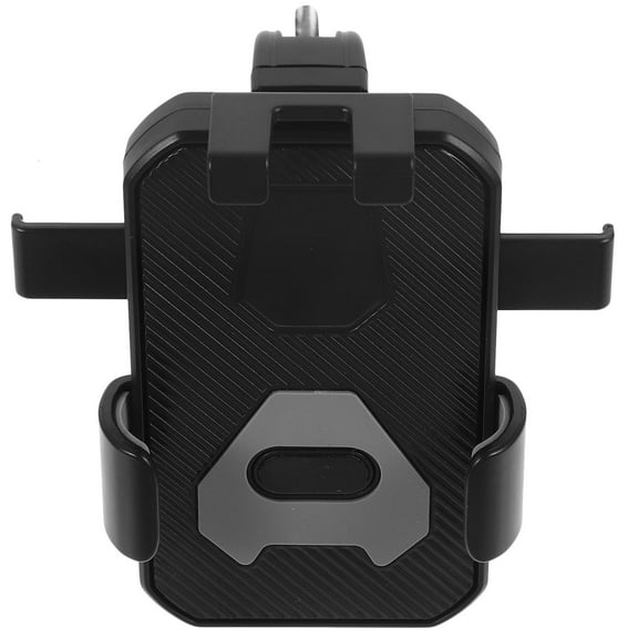 BESTONZON Black Motorcycle Mobile Phone Holder with Shockproof Grip and 360 Degree Rotation