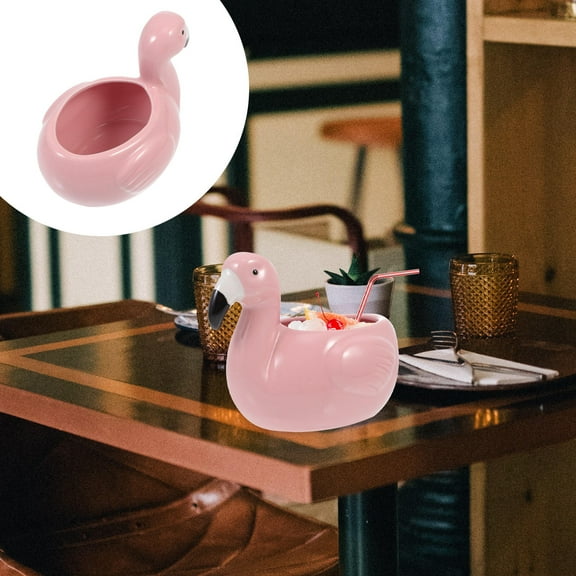 BESTONZON Ceramic Flamingo Cup Unique Design for Home and Party Use 1Pc
